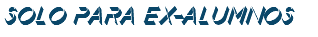 solo para Ex-alumnos